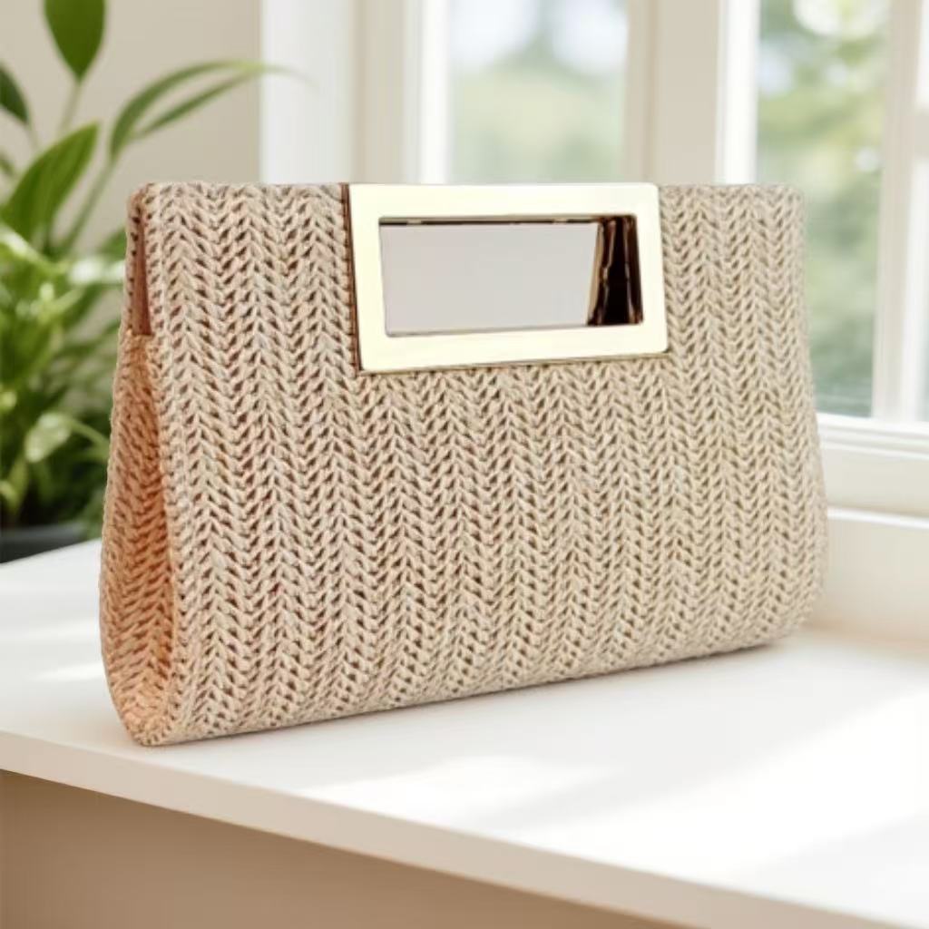 Maribel | Woven Clutch Bag