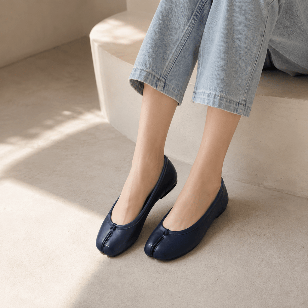 Amélie Split-Toe Ballet Flats - Klementina Boutique