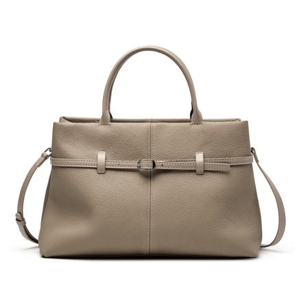 Aurelia | Full-Grain Leather Tote - Klementina Boutique