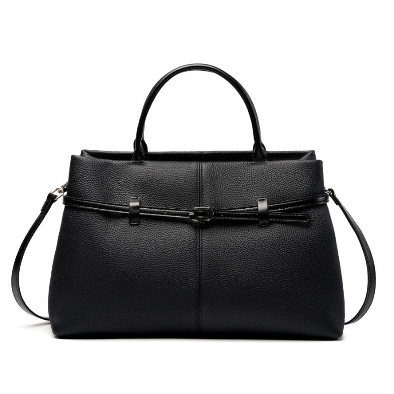 Aurelia | Full-Grain Leather Tote - Klementina Boutique