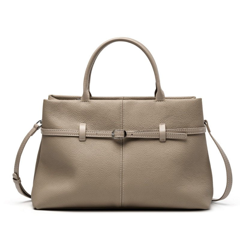 Aurelia | Full-Grain Leather Tote - Klementina Boutique