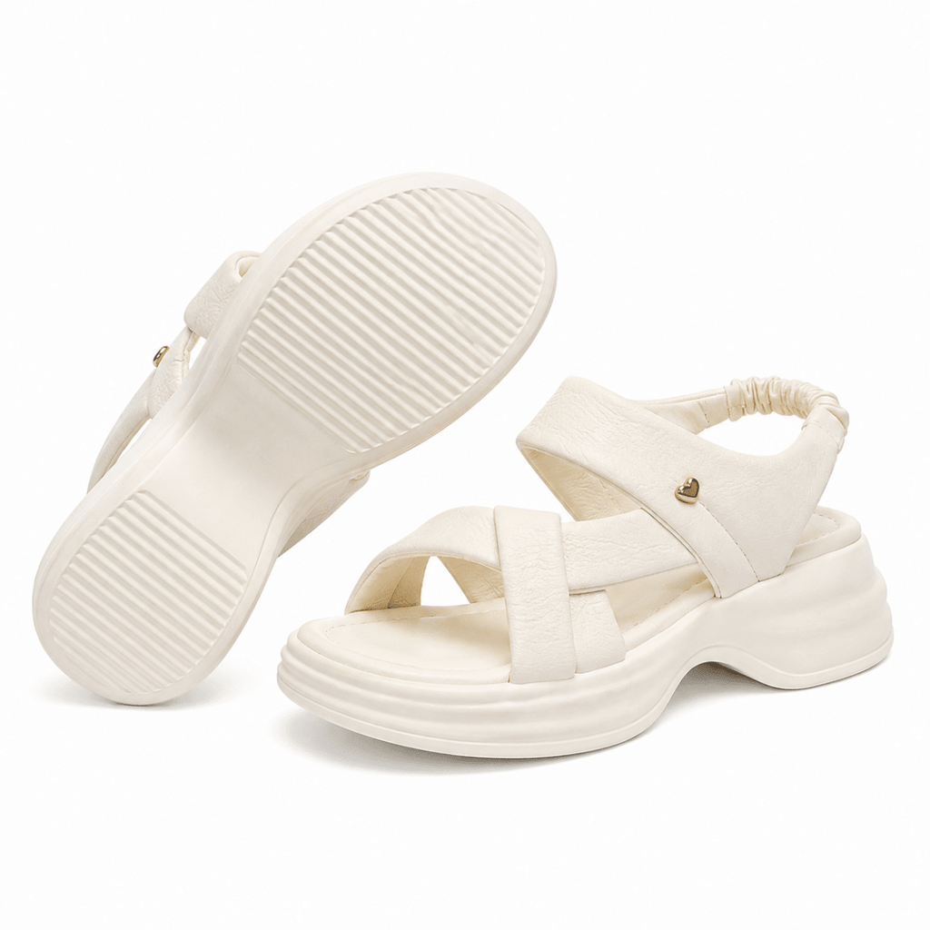 Cloudstep Cross-Strap Sandals - Klementina Boutique