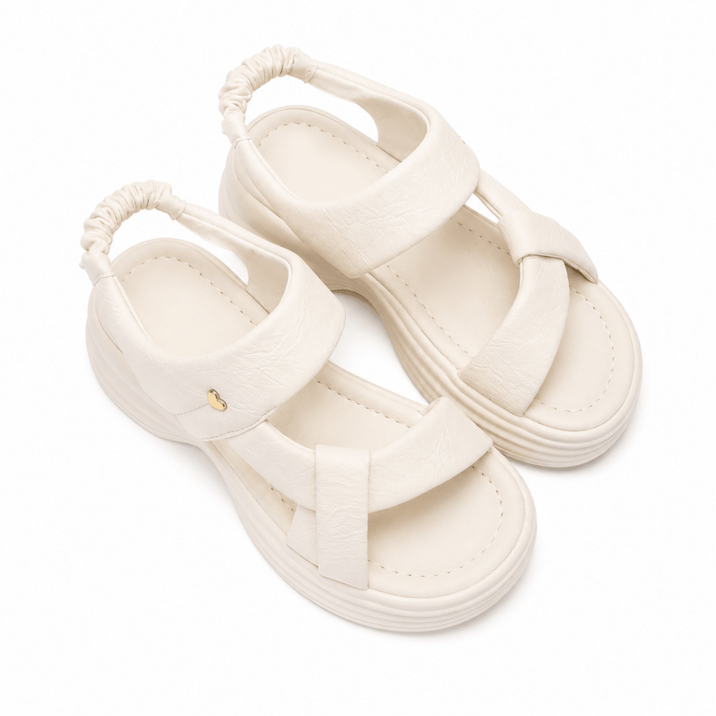 Cloudstep Cross-Strap Sandals - Klementina Boutique