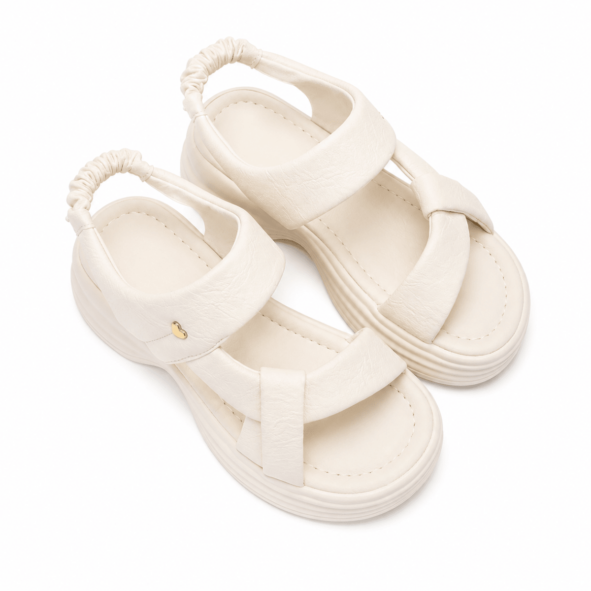 Cloudstep Cross-Strap Sandals - Klementina Boutique