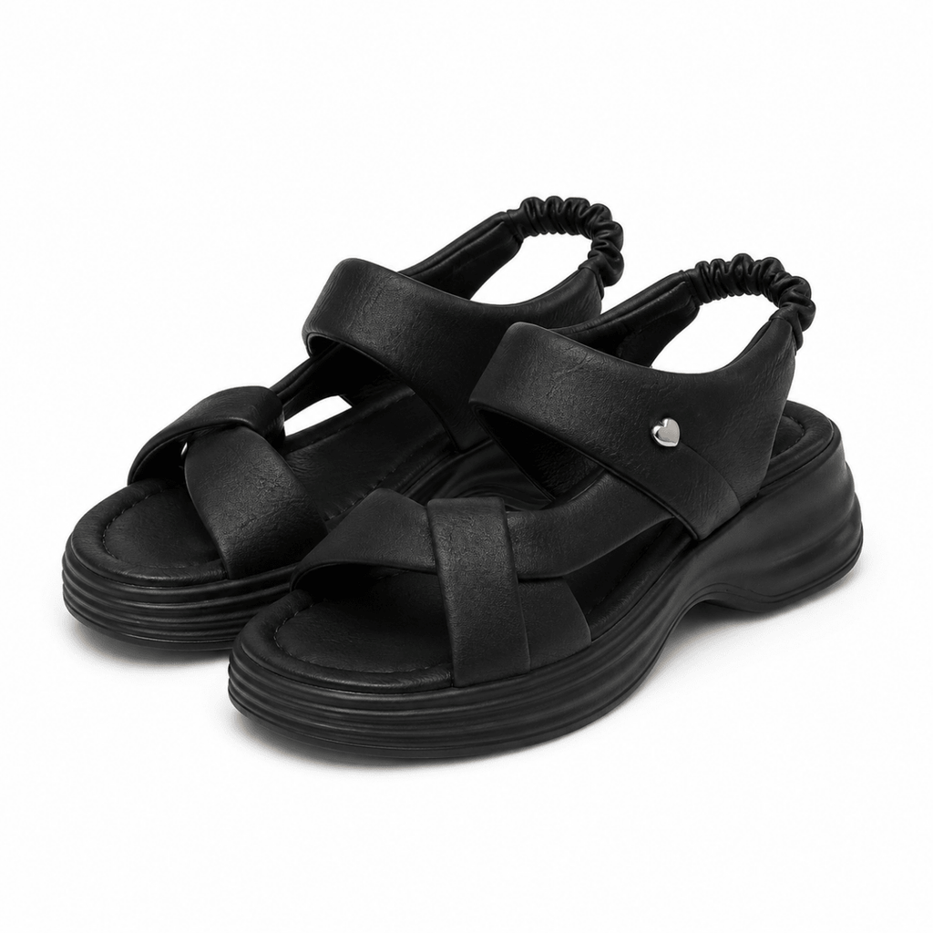Cloudstep Cross-Strap Sandals - Klementina Boutique