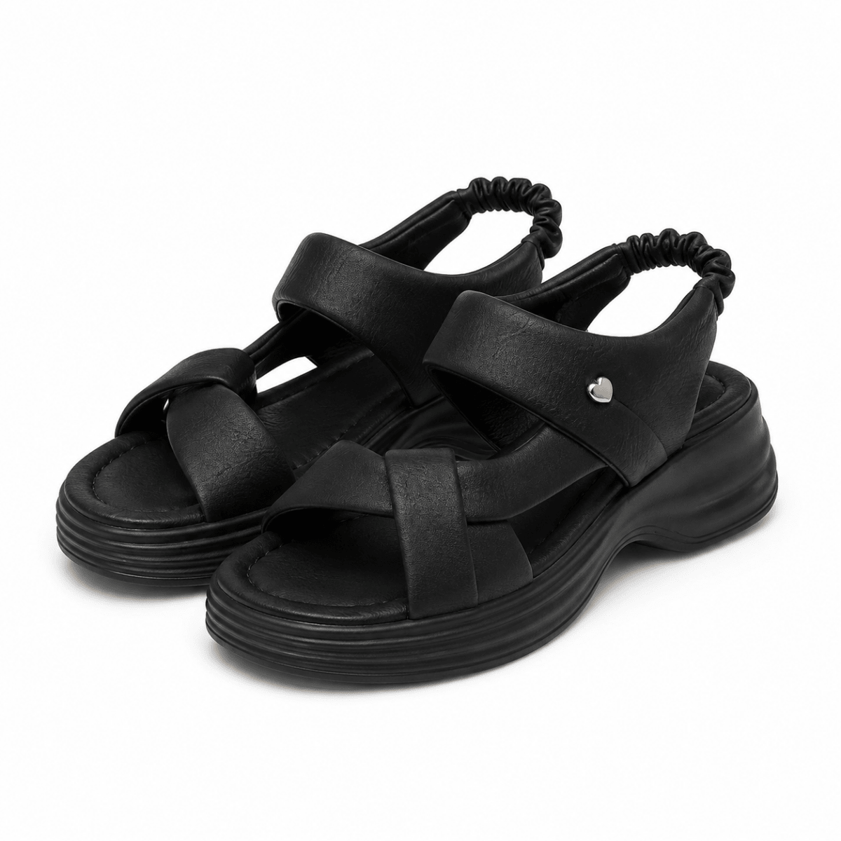 Cloudstep Cross-Strap Sandals - Klementina Boutique