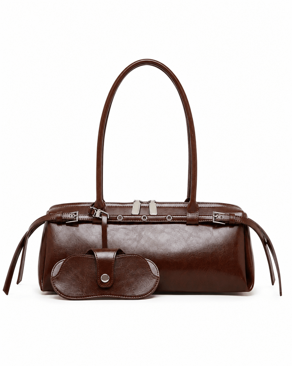 Elara | Barrel Shoulder Bag - Klementina Boutique