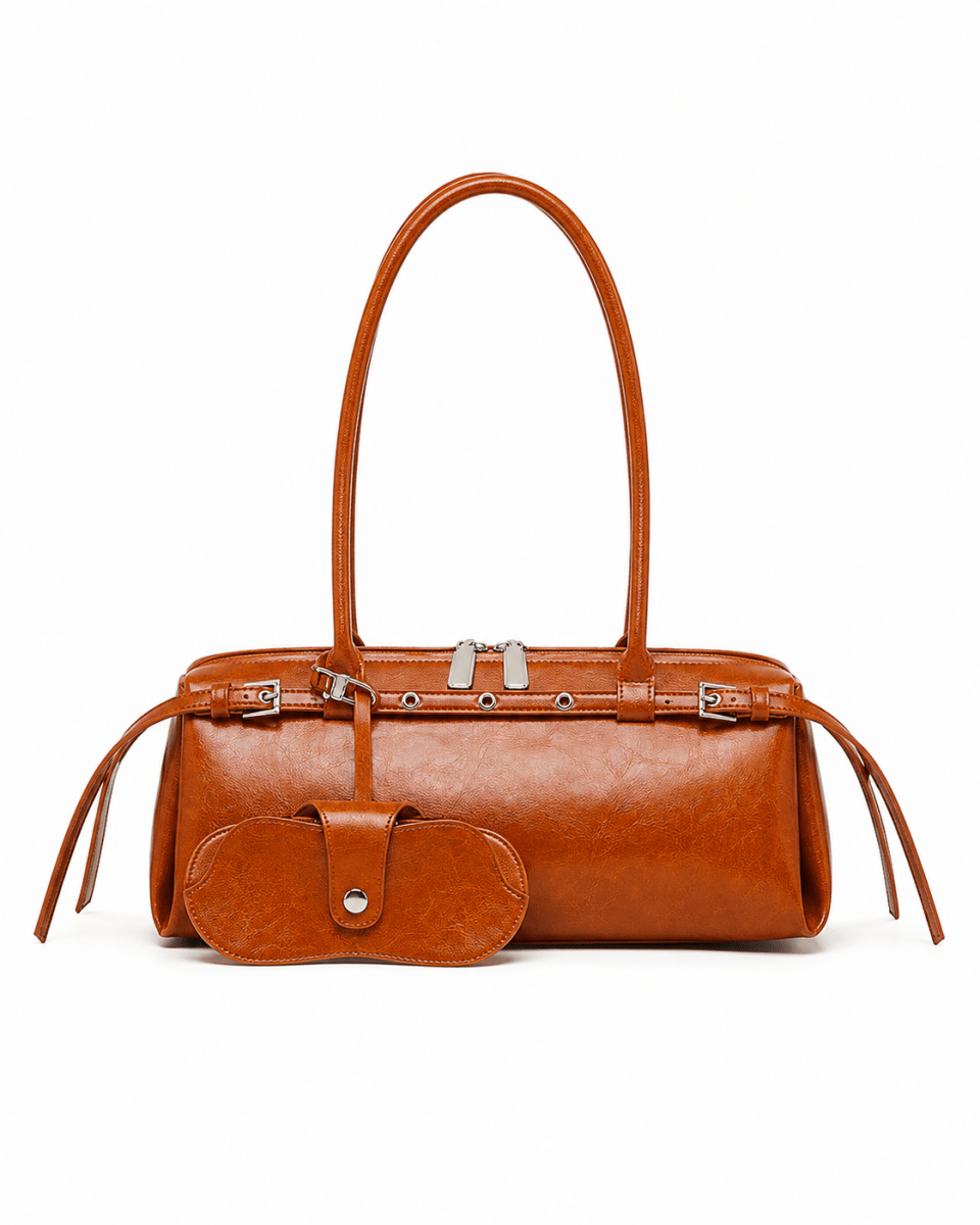 Elara | Barrel Shoulder Bag - Klementina Boutique