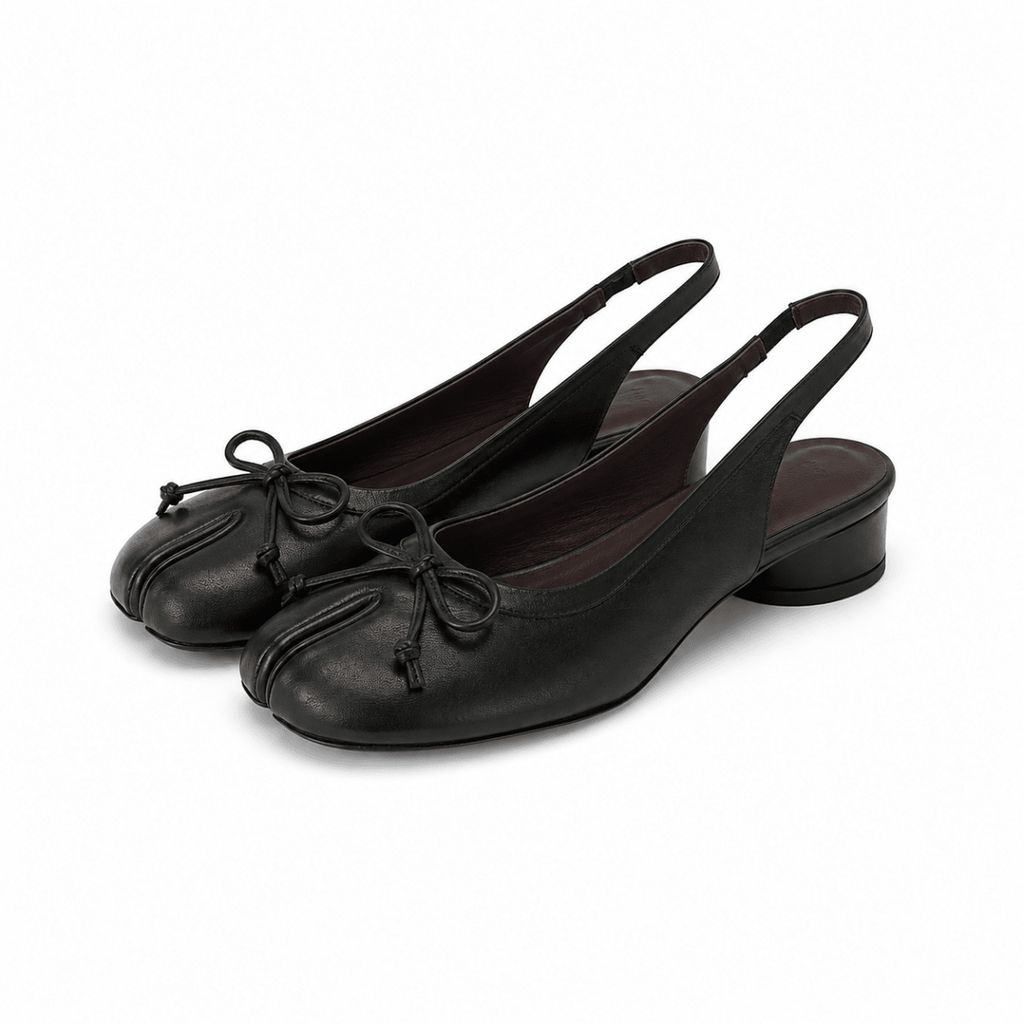 Élodie Split-Toe Slingback Flats - Klementina Boutique