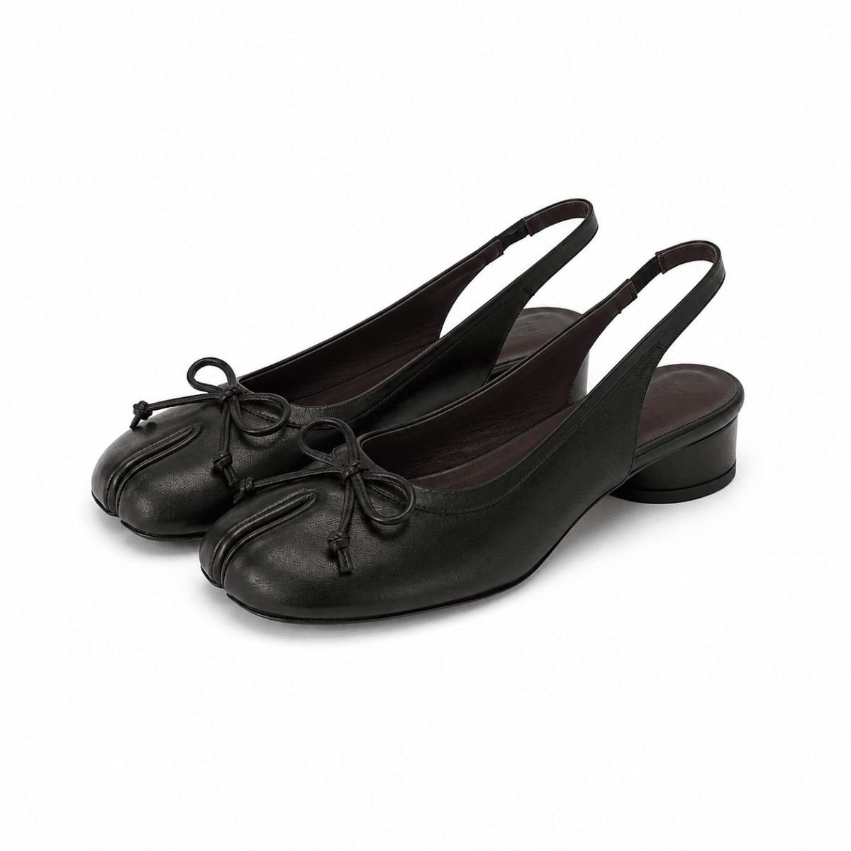 Élodie Split-Toe Slingback Flats - Klementina Boutique