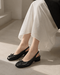 Élodie Split-Toe Slingback Flats - Klementina Boutique