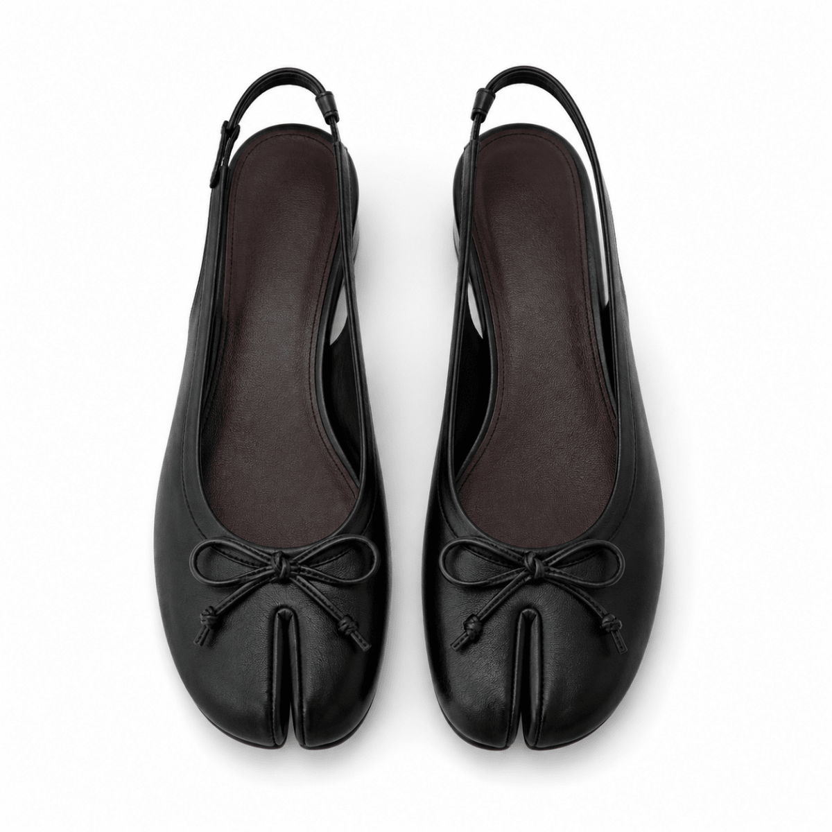 Élodie Split-Toe Slingback Flats - Klementina Boutique