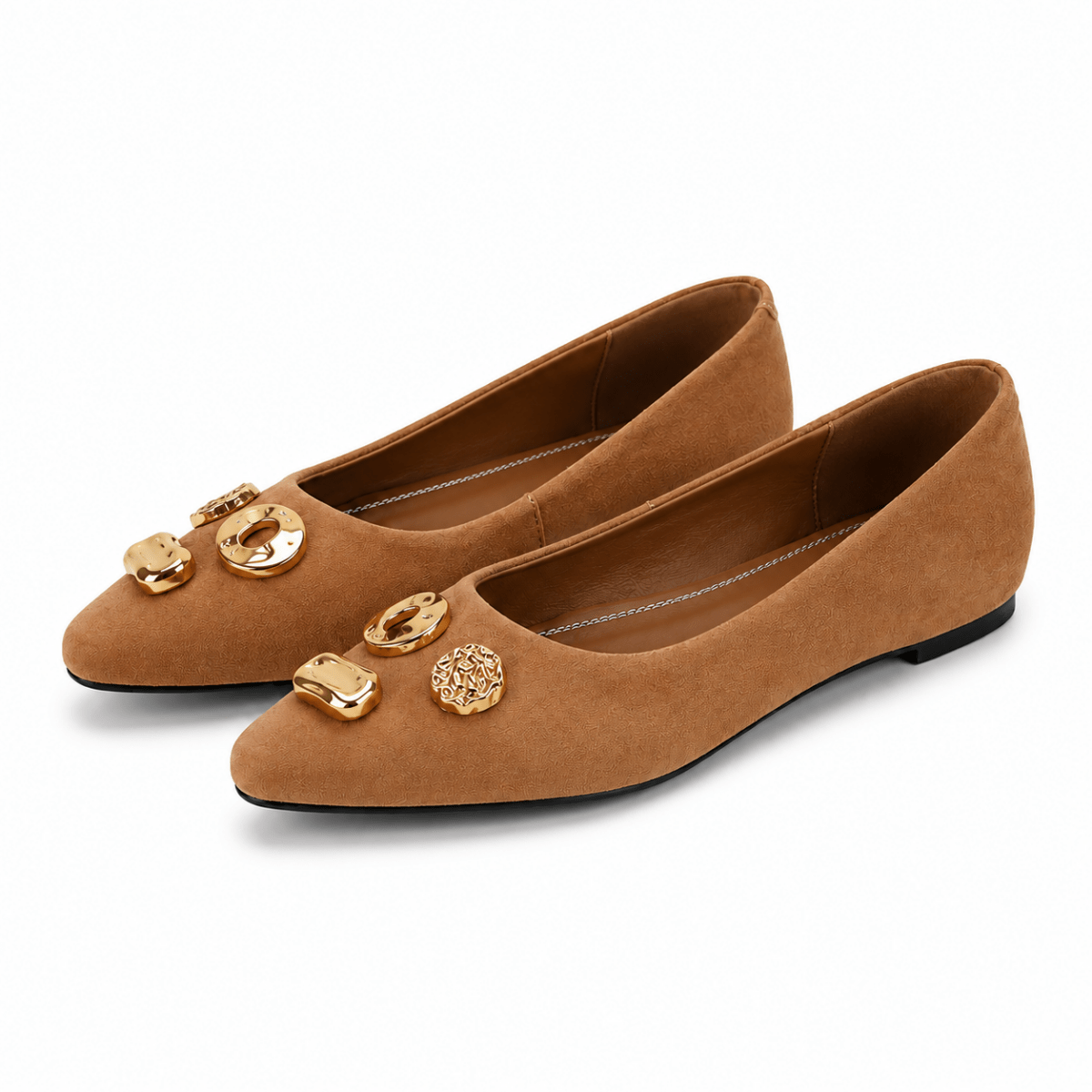 Everyday Elegance Embellished Flats - Klementina Boutique