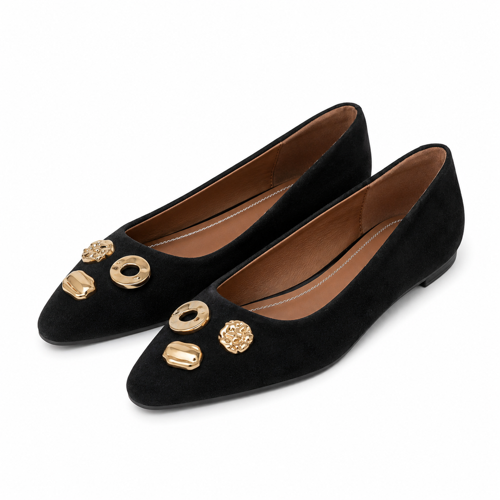Everyday Elegance Embellished Flats