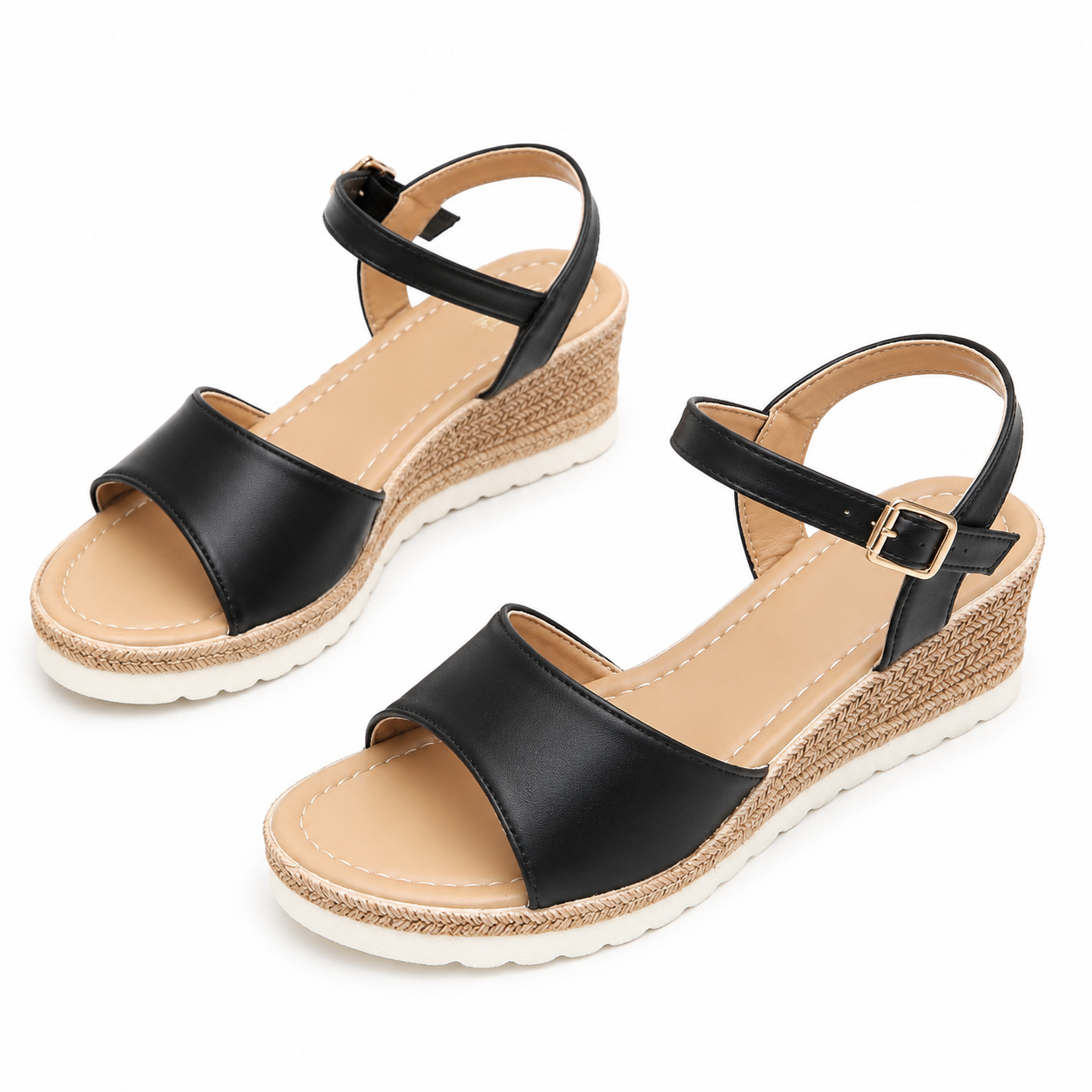 Coastal Comfort Espadrille Wedge Sandals