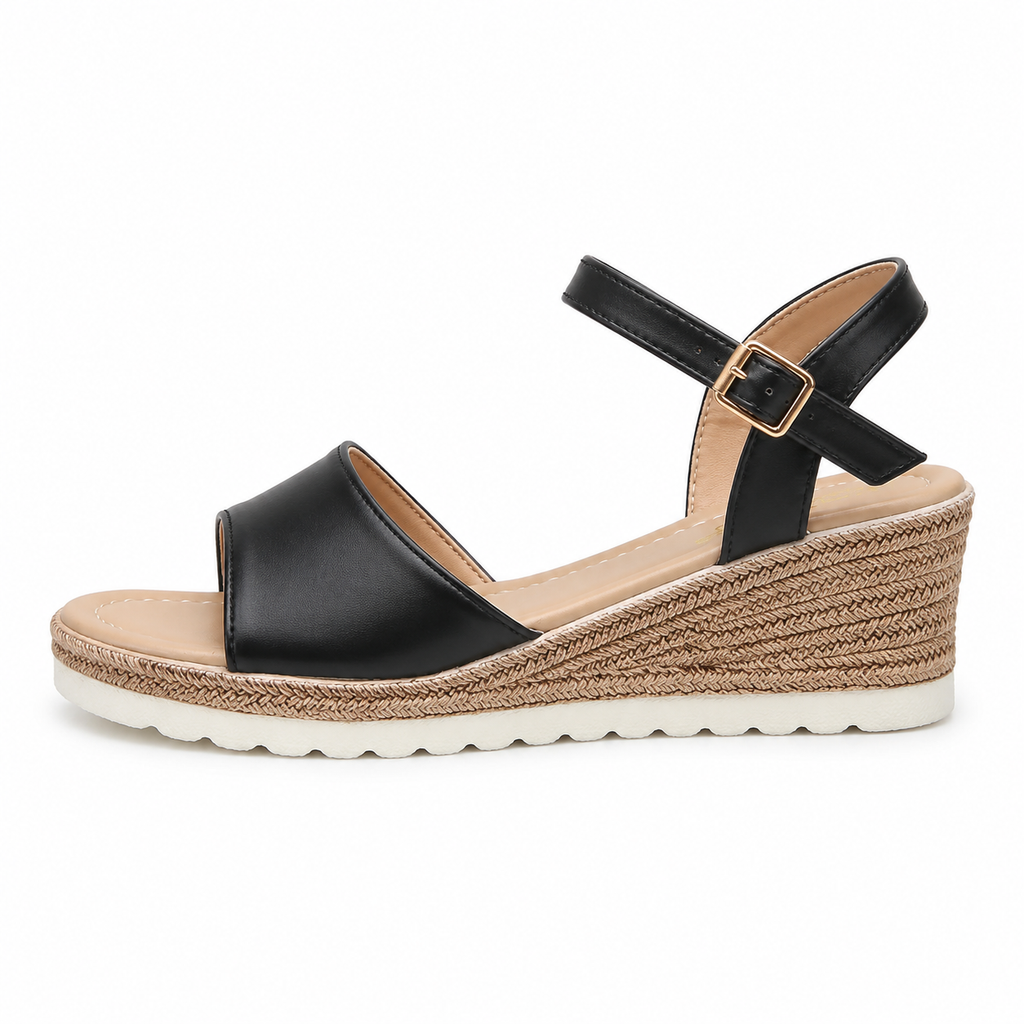 Coastal Comfort Espadrille Wedge Sandals
