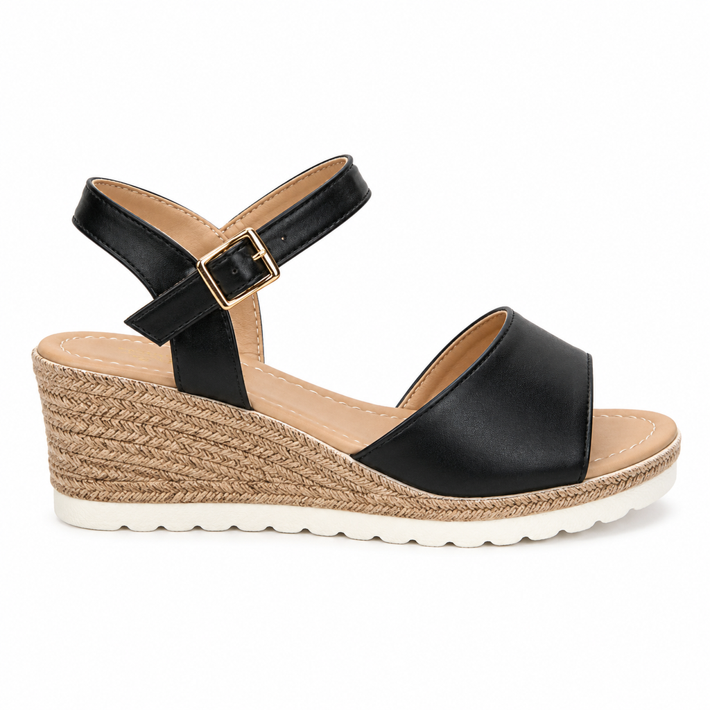 Coastal Comfort Espadrille Wedge Sandals