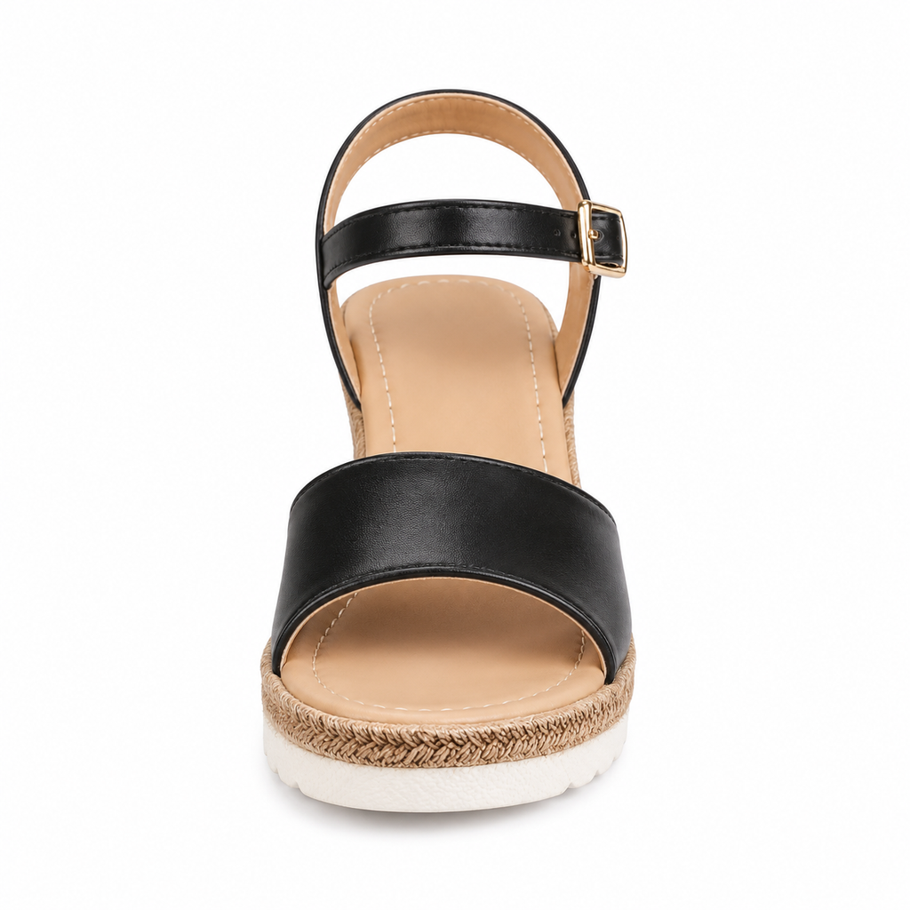 Coastal Comfort Espadrille Wedge Sandals