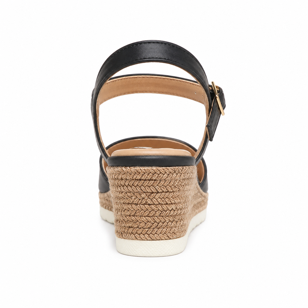 Coastal Comfort Espadrille Wedge Sandals