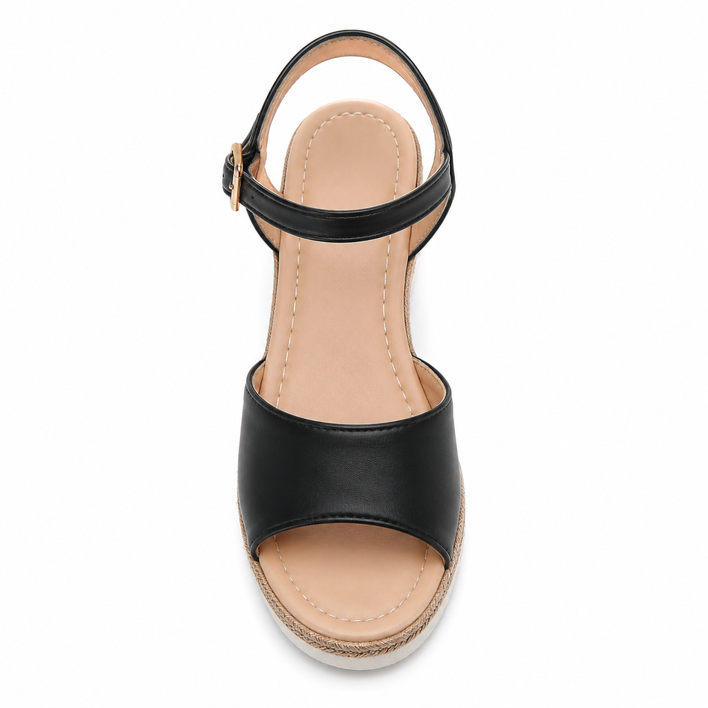 Coastal Comfort Espadrille Wedge Sandals