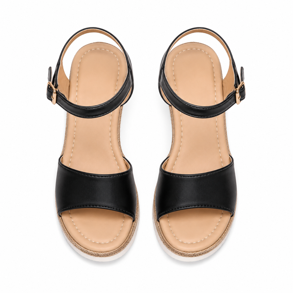 Coastal Comfort Espadrille Wedge Sandals