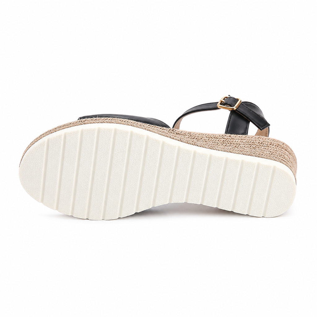 Coastal Comfort Espadrille Wedge Sandals