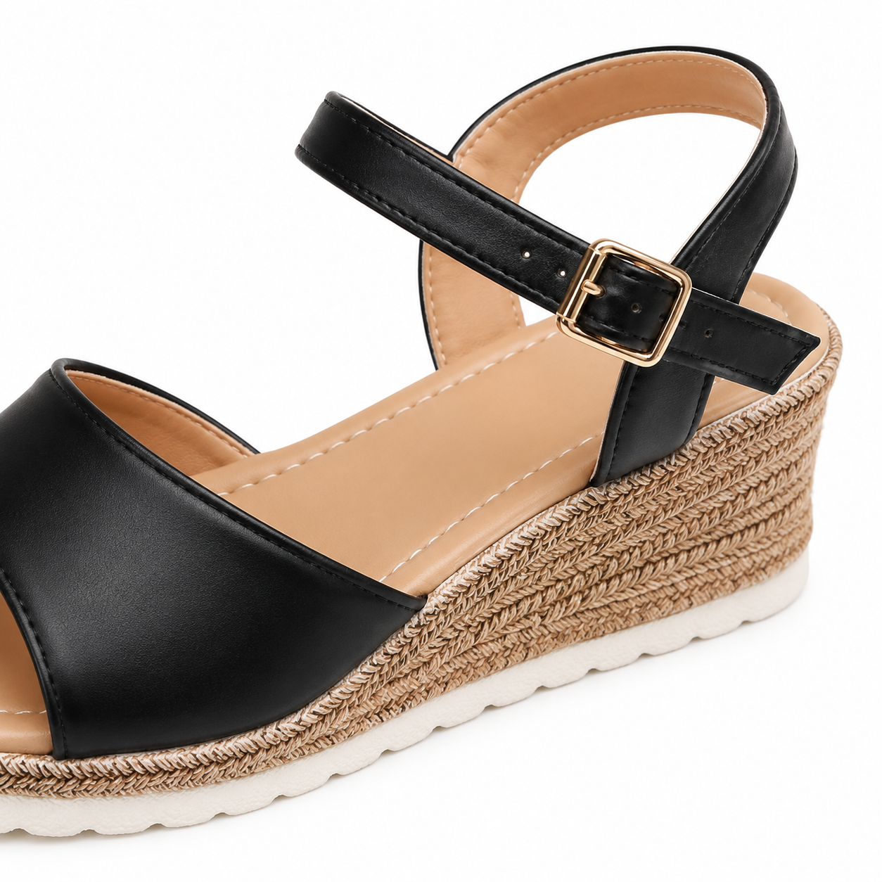 Coastal Comfort Espadrille Wedge Sandals