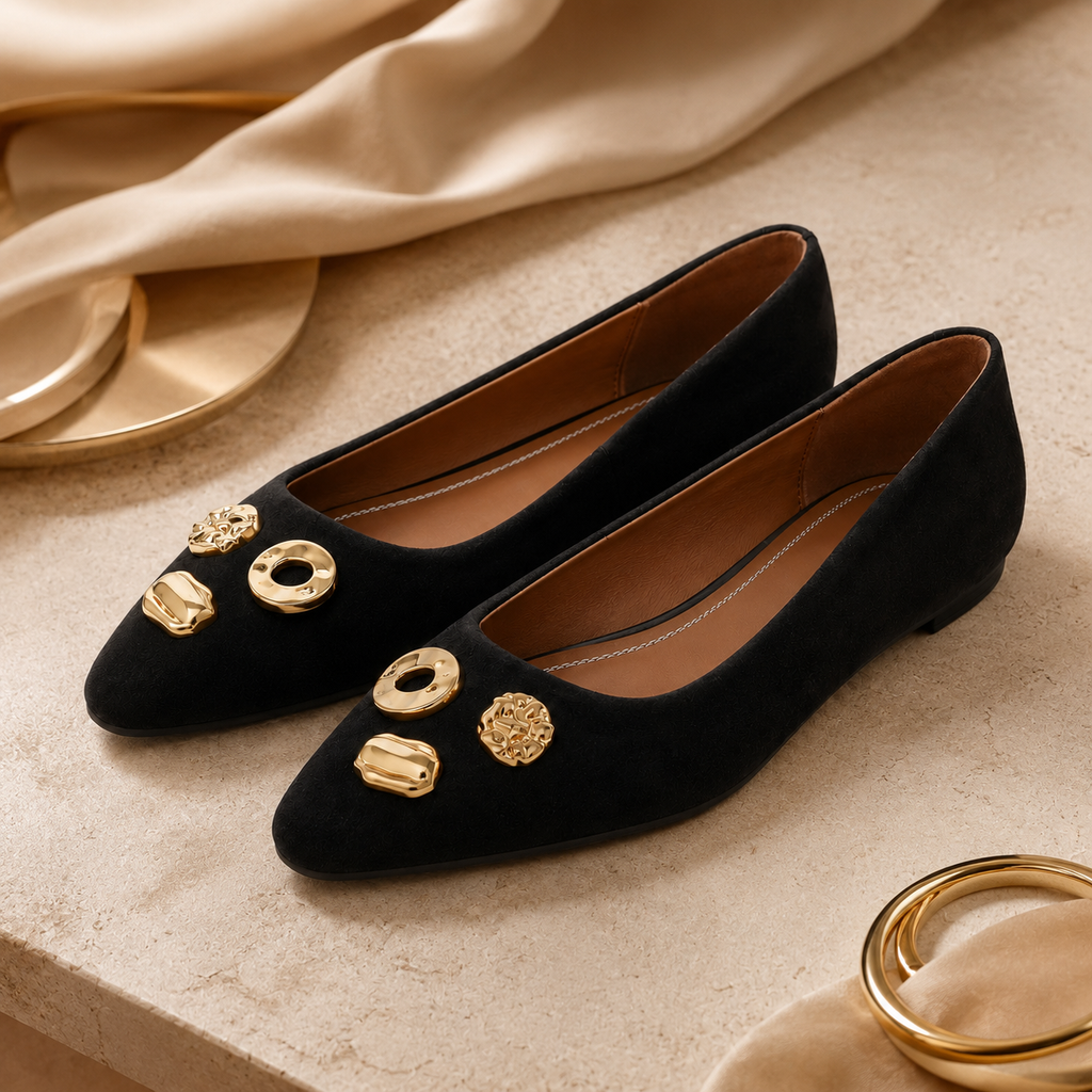 Everyday Elegance Embellished Flats