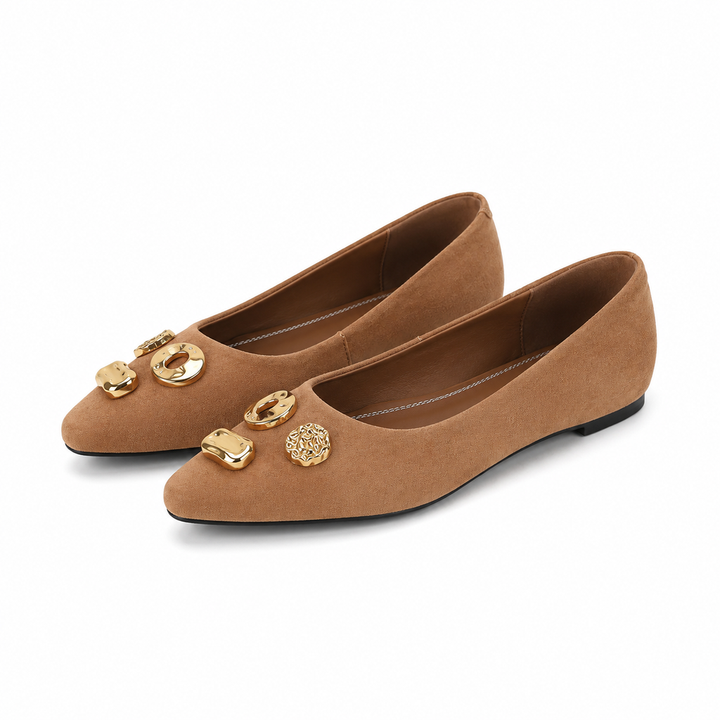 Everyday Elegance Embellished Flats