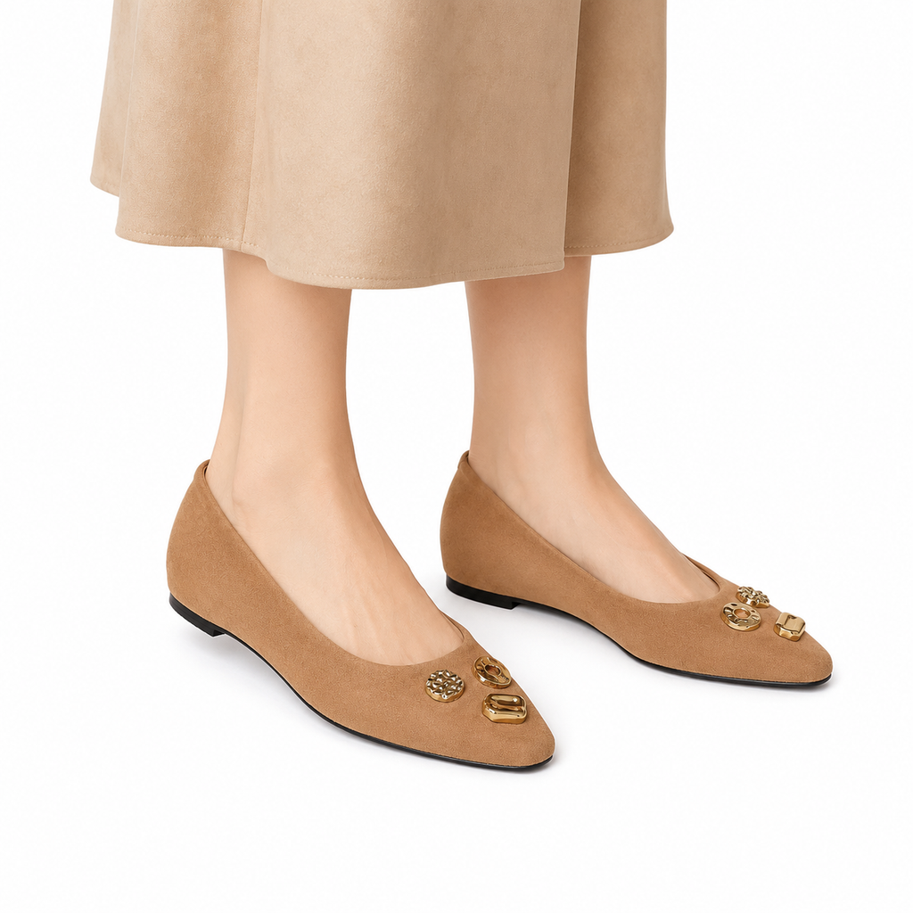 Everyday Elegance Embellished Flats