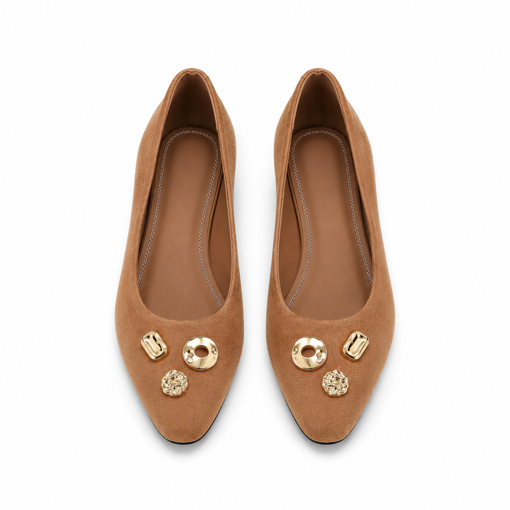 Everyday Elegance Embellished Flats