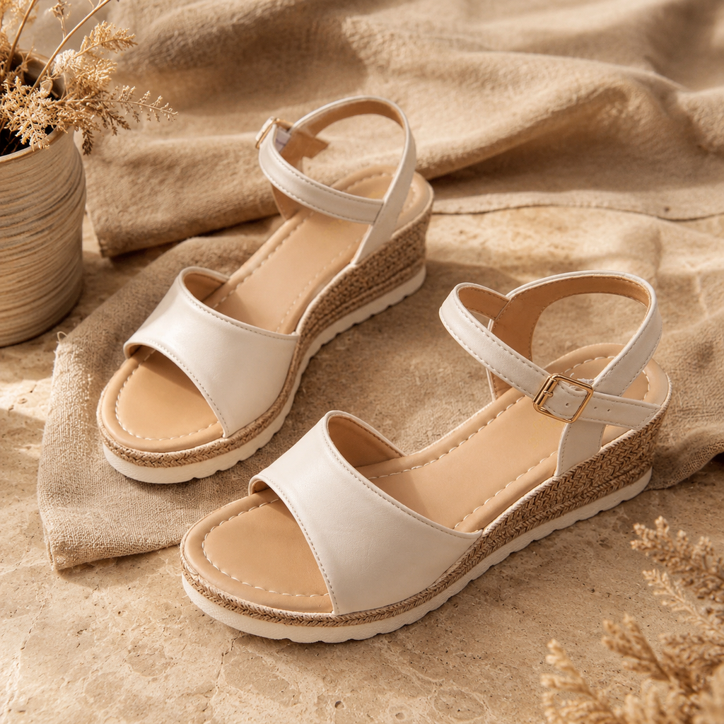 Coastal Comfort Espadrille Wedge Sandals
