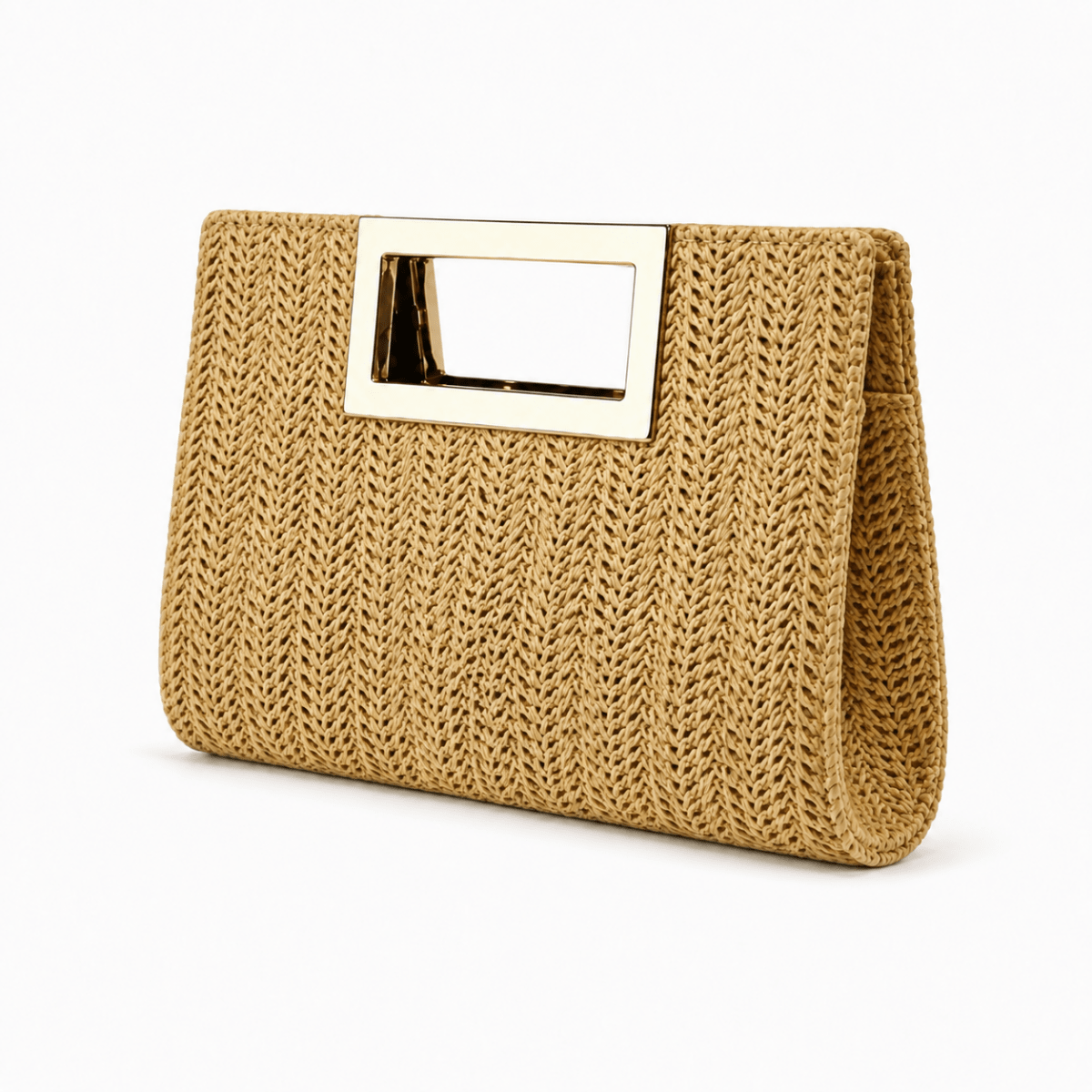 Maribel | Woven Clutch Bag - Klementina Boutique