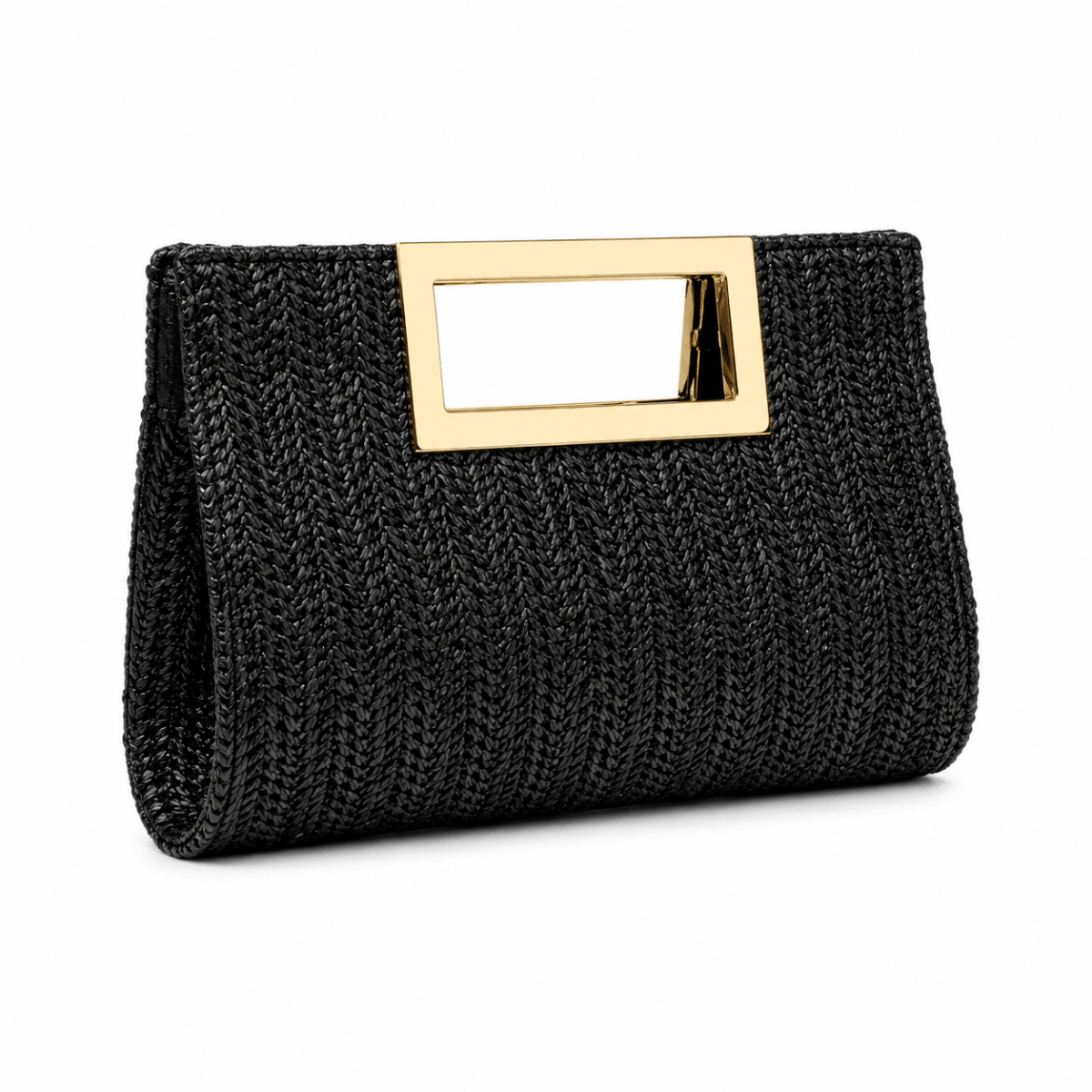 Maribel | Woven Clutch Bag - Klementina Boutique