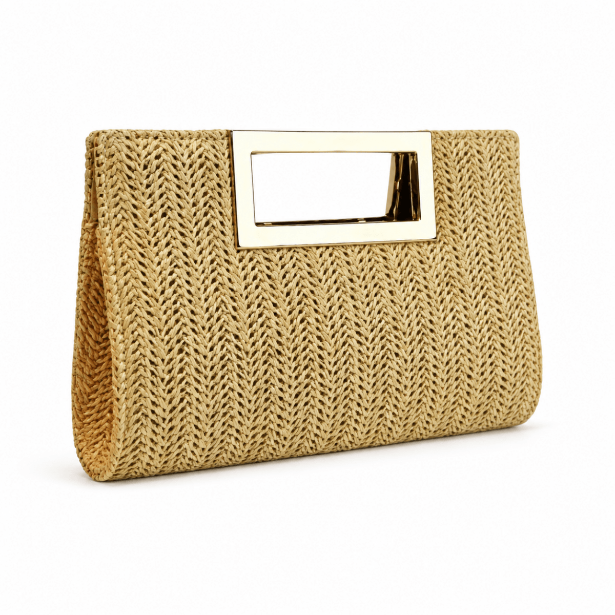 Maribel | Woven Clutch Bag - Klementina Boutique