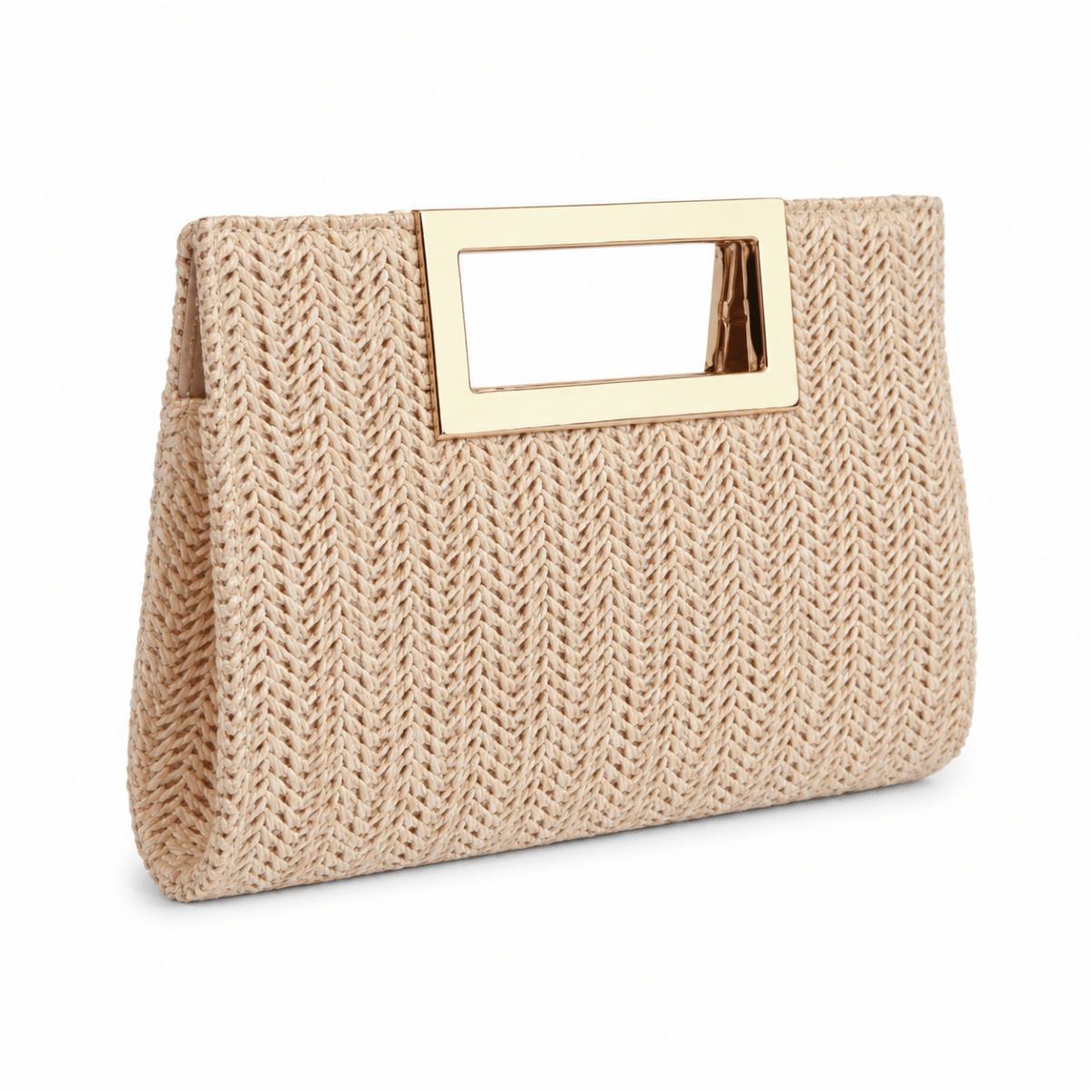 Maribel | Woven Clutch Bag - Klementina Boutique