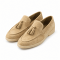 Suede Tassel Loafers - Klementina Boutique