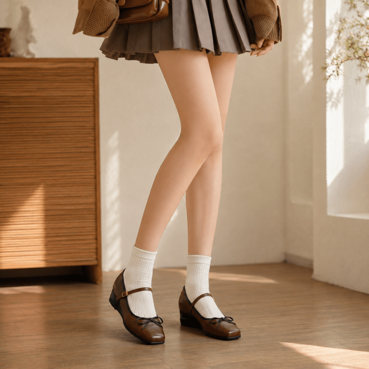 The Camille Bow Flat - Klementina Boutique