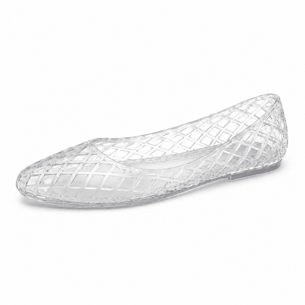 Woven Lattice Jelly Ballet Flats - Klementina Boutique
